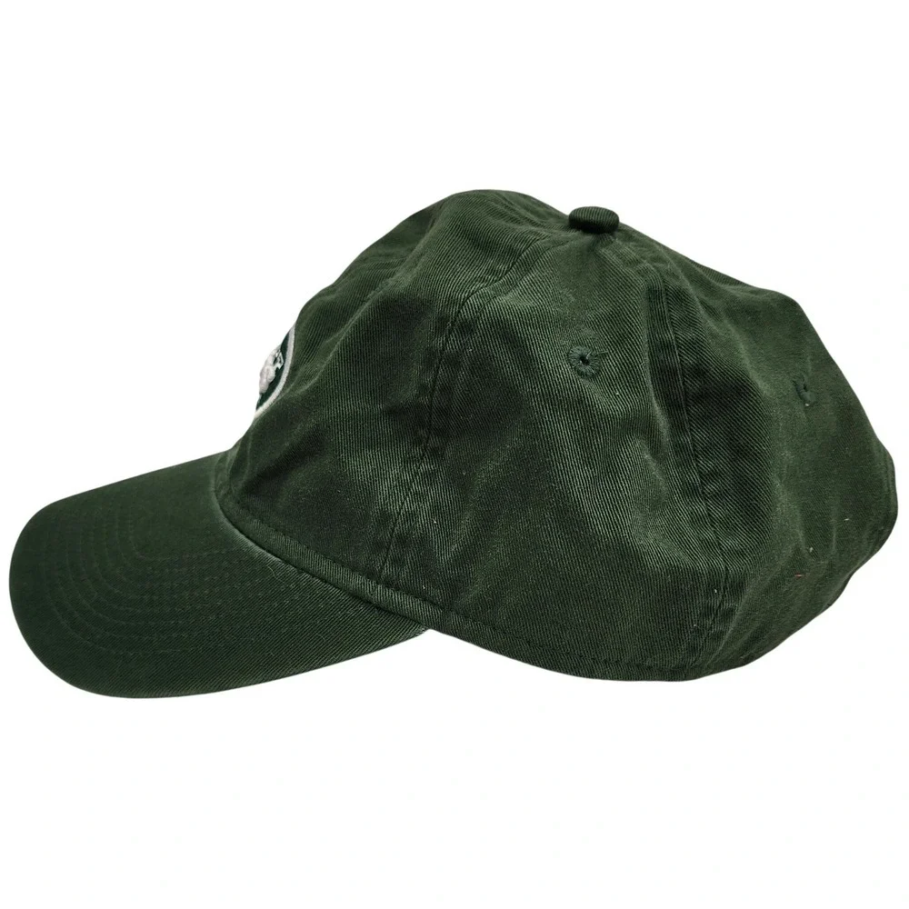 Reebok NFL New York Jets Hat Mens Green Cotton Adjustable Strap Dad Cap Logo - Picture 2 of 9
